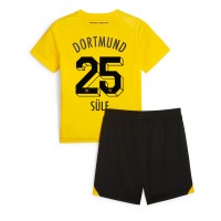 Dres Borussia Dortmund Niklas Sule #25 Domáci pre deti 2023-24 Krátky Rukáv (+ trenírky)